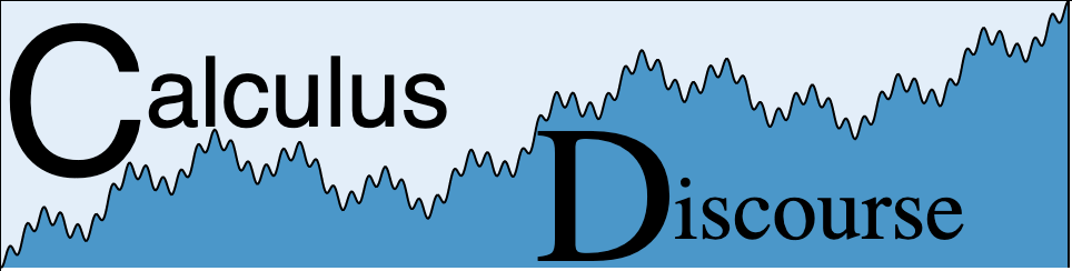 Calculus Discourse - Calculus Discourse